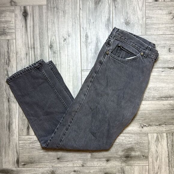 L.L. Bean Mens Double L Straight Leg Jeans Black Size 30 - Picture 1 of 10
